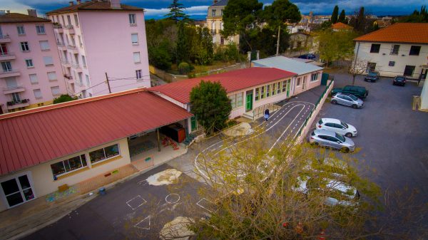 Vue aérienne de la maternelle Saint-Pierre